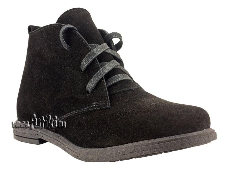 305-91 Тотто (Totto), ботинки демисезонные не утепленные, черный, замша