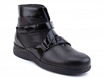 84-151и-2-505/30V Рикосс (Ricoss) ботинки для взрослых демисезонные утепленные, ворсин, кожа, черный, полнота 9. 