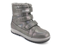 А35-100-4 Сурсил (Sursil-Ortho), ботинки подростковые ортопедические с высоким берцем, зимние,  шерсть, кожа, текстиль, серый в Мурманске
