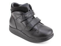 141607W Сурсил-Орто (Sursil-Ortho), зимние ботинки для взрослых, ригидная подошва, диабетическая подкладка, натуральный мех, кожа, нубук, черный, полнота 11 в Мурманске